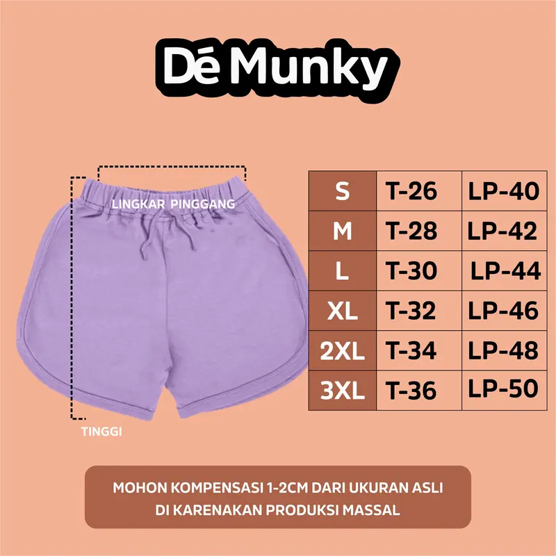Celana pendek harian Anak-Anak perempuan bahan katun umur 1 2 3 4 5 6 7 8 9 10 tahun 8