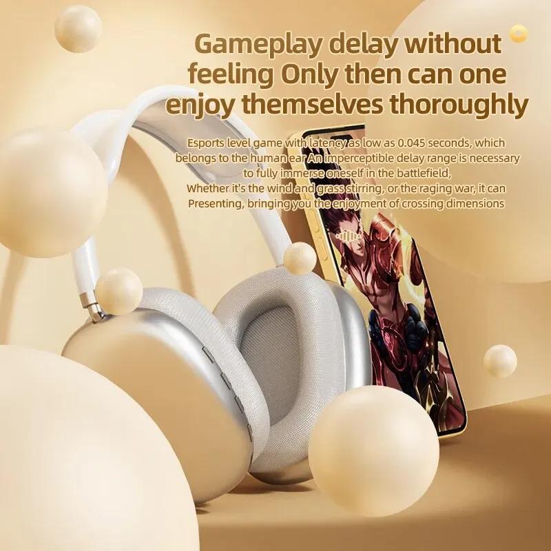 Bluetooth Headphones With Micphone Noise Cancelling Headsets Stereo Sound Earbuds Sports Gaming Earphone Supports TF 2