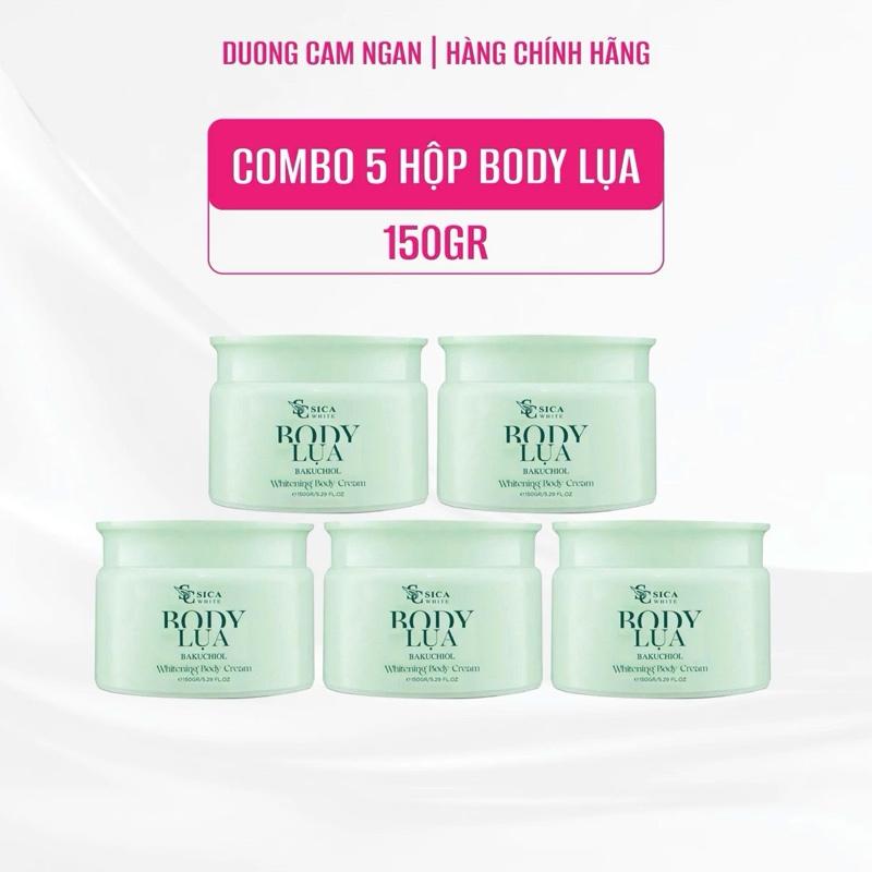 Combo 5 Hộp Kem Body Lụa 150gr - Hỗ trợ dưỡng da- Hỗ trợ cấp ẩm
