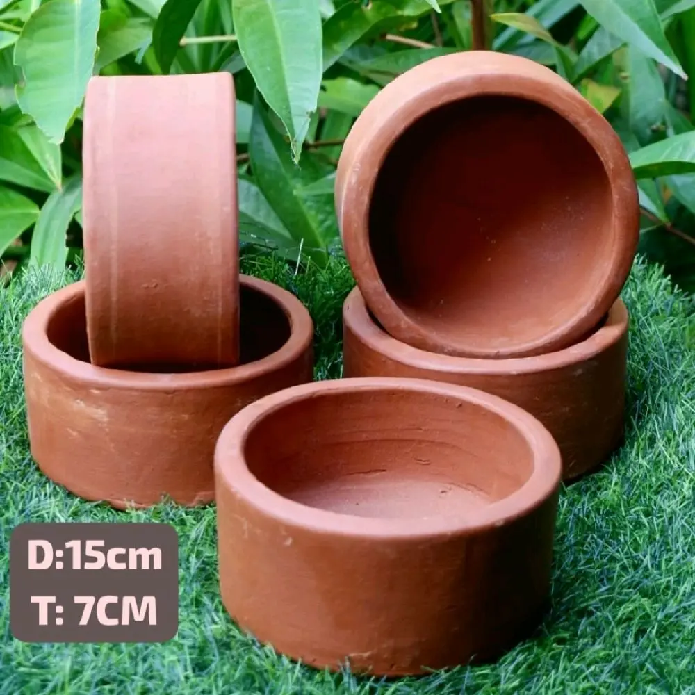 Gerabah tempat makan kelinci (bulat, konblok dan kotak)