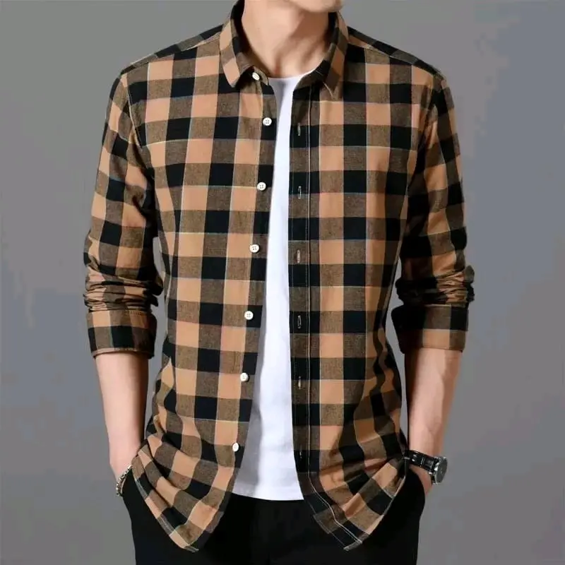 PROMO KEMEJA FLANEL LENGAN PANJANG HIGH QUALITY PREMIUM ORIGINAL BRAND UNISEX (PRIA & WANITA) UK M L XL Formal Lembut Nyaman Santai Kotak catur Distro Casual Motif baju kotak kotak pria kemeja  anak kemeja flanel formal baju hems  lengan panjang Keren 5