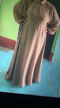 Product Review of Kamari Dress Model Polos Gamis Ceruty Babydoll Full Furing Aplikasi Mutiara Tangan Balon Nyaman Kondangan Cantik - Muslim Pesta Mewah Lebaran baju sarim bit brokat miagama melayu murah simpel syari muslimah swaroxy vina dres marun burgundy brukat ceruty b from H**y S**o 0