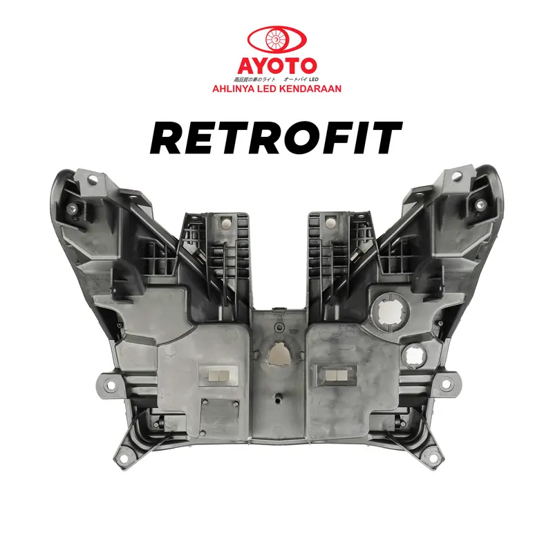 HOUSING RETROFIT ATAU BOX RETROFIT VARIO NEW 125/150 AYOTO LED PROJIE UKURAN 2.5 INCHI PLUG AND PLAY LEVELING Motor 6