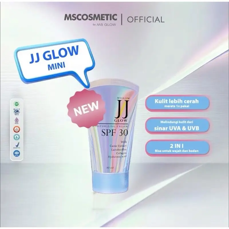 Tabir Surya JJ Glow Mini 30ml SPF30 Perawatan Wajah MS Glow - Berminyak, Facial 3