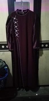 Product Review of Batiknurfashion.(COD) Nadia dress mewah kondangan // bridesmaid// Gaun mewah// baju kondangan wanita 2024 // Bajukondangan mewah dan elegan// ootd// baju kondangan warna burgundy // Ootd berhijab //bridesmaid dress  Gamis  Pesta Wanita from E**4 0