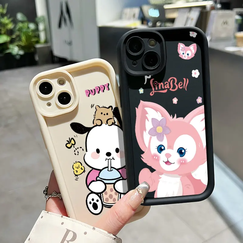 Casing Hp Untuk Infinix Hot 11 Play Hot 10 Play Hot 9 Play Case Casing Kesing Silikon Softcase baru Kasing HP pola rubah dan anjing Cesing 6