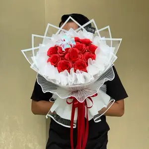 ROUND ARTIF/BUNGA PALSU - 12 tangkai