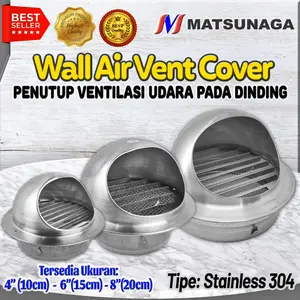 MATSUNAGA GRILL PENUTUP INLINE DUCT BOOSTER FAN (STAINLESS STEEL 304)