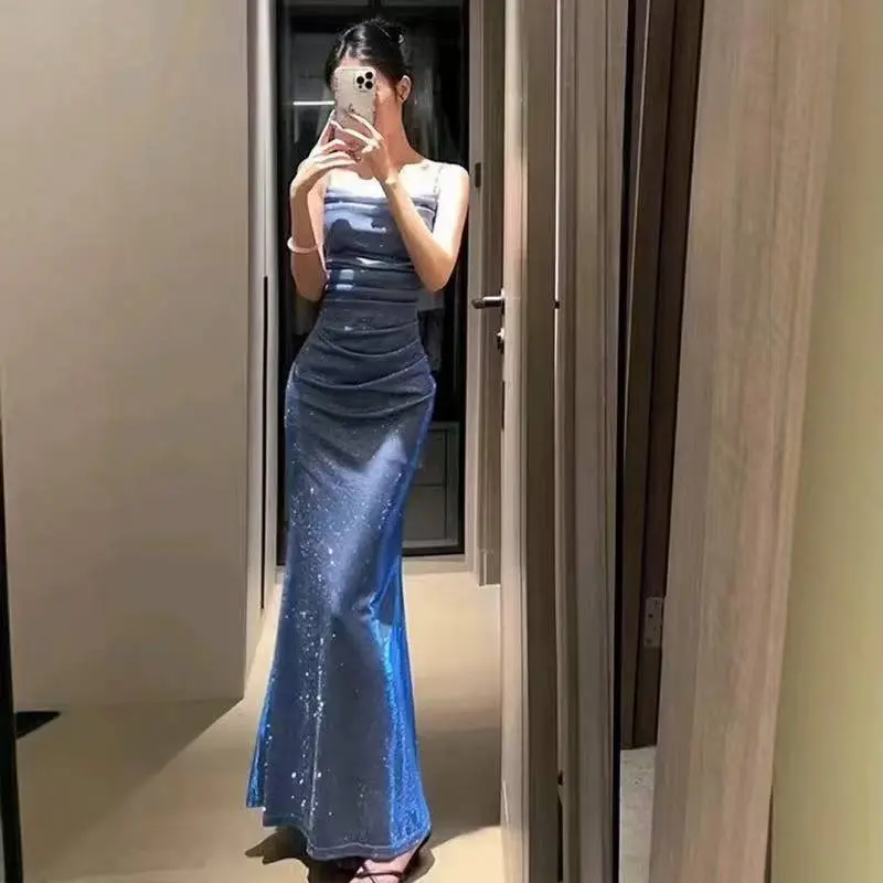 blue cocktailkleid dress - TikTok Shop Malaysia