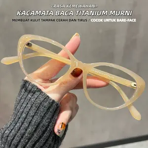 (bisa cod) Kacamata Baca Anti Radiasi Lensa Plus Lensa Baca dan Jalan Lensa Double lensa Bifocal Frame Modis Unisex Pria Wanita Cewek Cowok  bifokal 2510