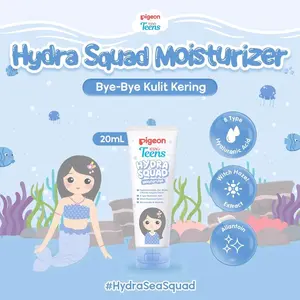 Pigeon Teens Hydra Squad Moisturizer 20ml | Skincare Remaja | Ekstra Melembapkan | Hyaluronic Acid & Witch Hazel