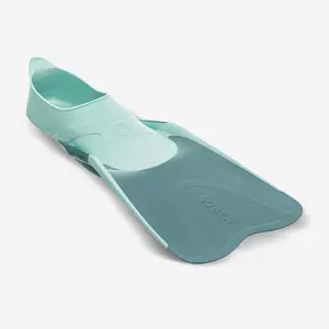Decathlon DECATHLON Fin Snorkeling Pendek FF100 Hijau Turquoise - 8930564