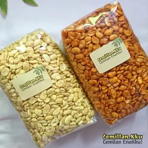 1Kg Koro Kupas Balado / Kacang Merci Asin Original Cemilan Renyah Gurih dan Pedas