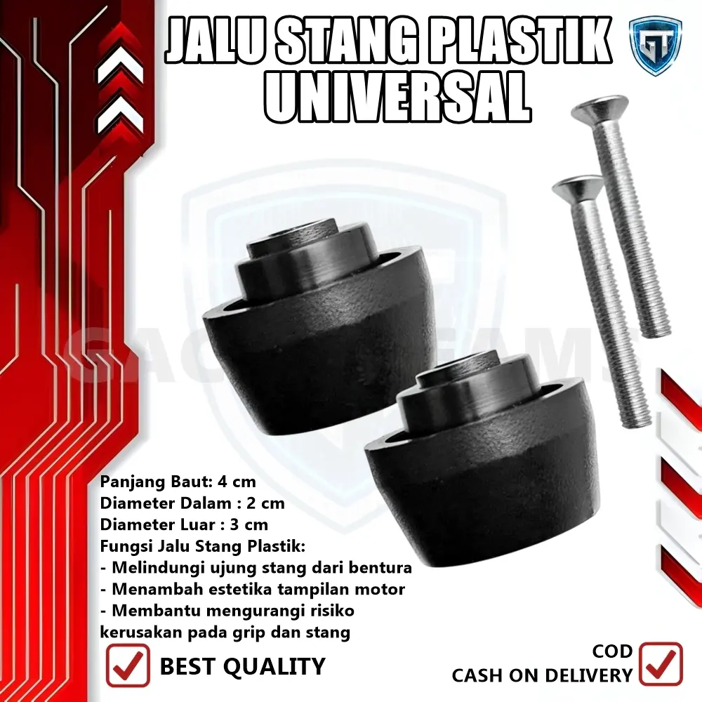 JALU STANG MOTOR MODEL PCX BAHAN MATERIAL BODY PLASTIK BANDUL JALU STANG STANDAR HARGA SET KANAN KIRI PEMASANGAN PLUG N PLAY TINGGAL PASANG BISA UNTUK SEMUA JENIS MOTOR UNIVERSAL PCX VARIO MIO XEON BEAT AEROX FINO KLX CRF TIGER LEXI