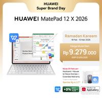 Gambar HUAWEI MatePad 12 X 2026 Tablet l PC-Level WPS 3.0 l Layar PaperMatte Ultra Jernih l M-Pencil Pro dari Huawei Indonesia Kota Tangerang 1 Tokopedia