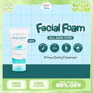 PIGEON TEENS FACIAL FOAM ALL SKIN TYPES 40ML| Kulit Normal | Sabun Cuci Muka Remaja | Pembersih Muka Remaja