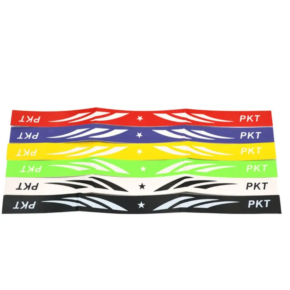 Border anti-collision strip Scratch Prevent Badminton Racket Head Edge Protector Wear Resistant Printing Racket Edge Protector Tape White/Black Reduce Impact And Friction Racquet Protective Sticker Tennis Racket