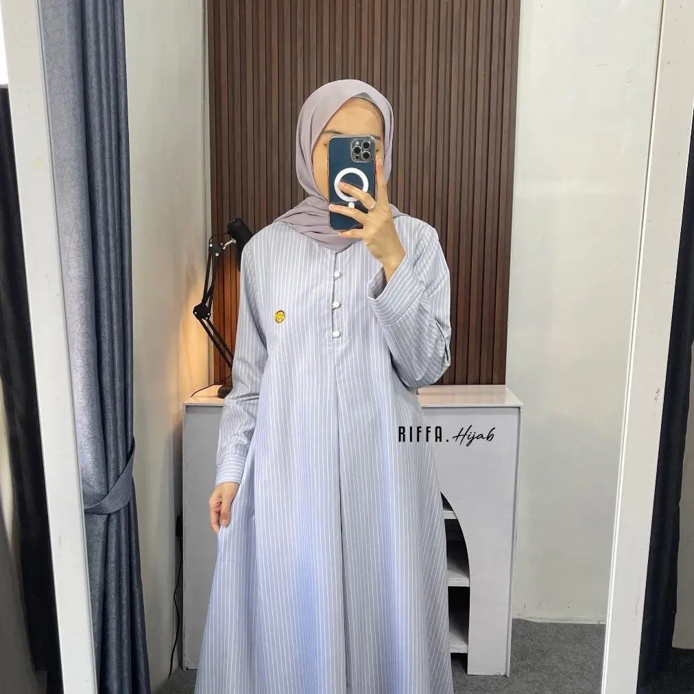 Nauraa Dress salur by:riffa_hijab • simpel Nyaman