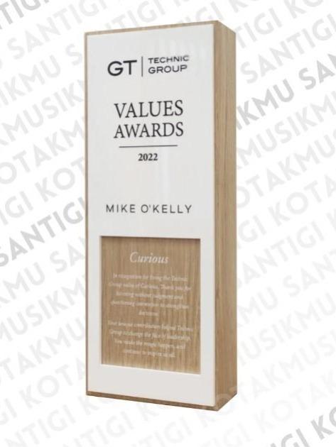 Gambar Trophy Kayu Custom (Tipe-4) | Piala Kayu Custom | Plakat Kayu Custom | Plakat Akrilik Custom dari SANTIGI Kota Bandung Tokopedia
