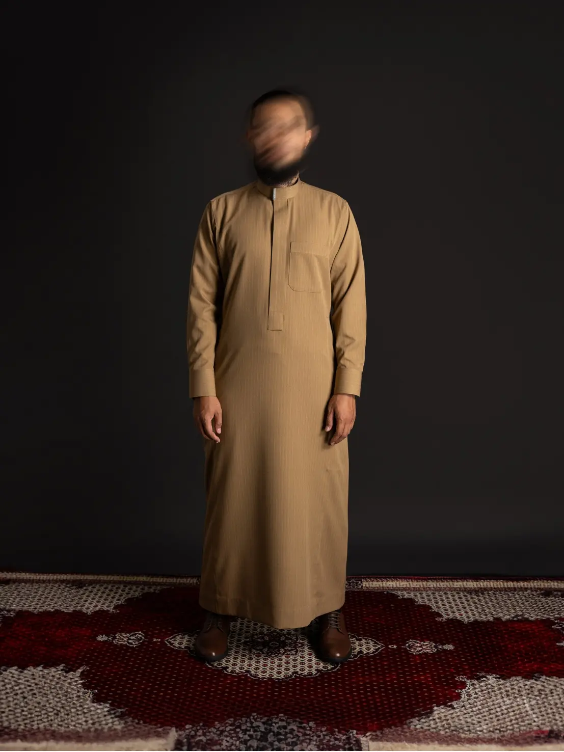 Local Project | Jubah Pria Dewasa Gamis Lengan Panjang | Fahd Sandy Cream
