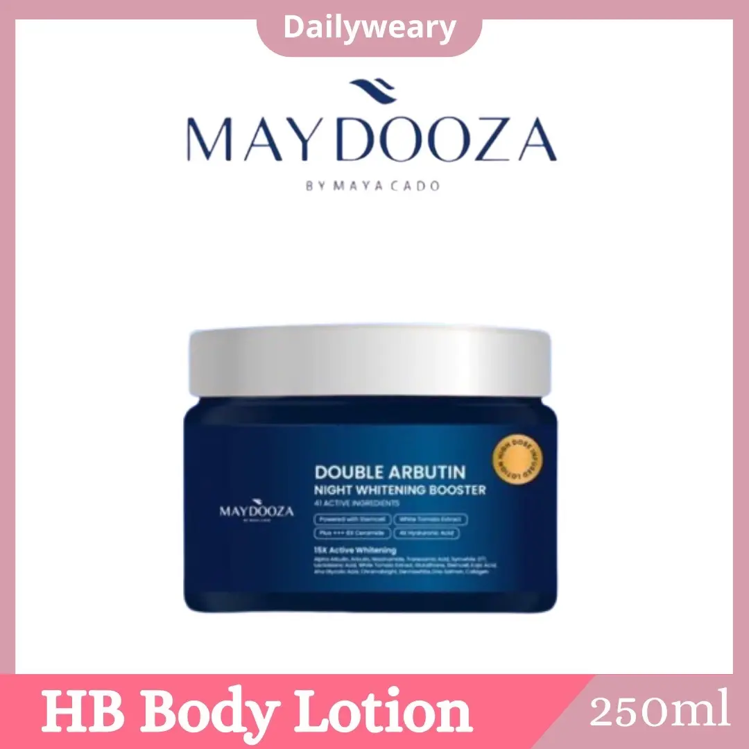 Maydooza - BODY LOTION 1 PCS | Infused Whitening dengan 15x Active Whitening + 41x Active Ingredients Hughes Dose Infused Lotion