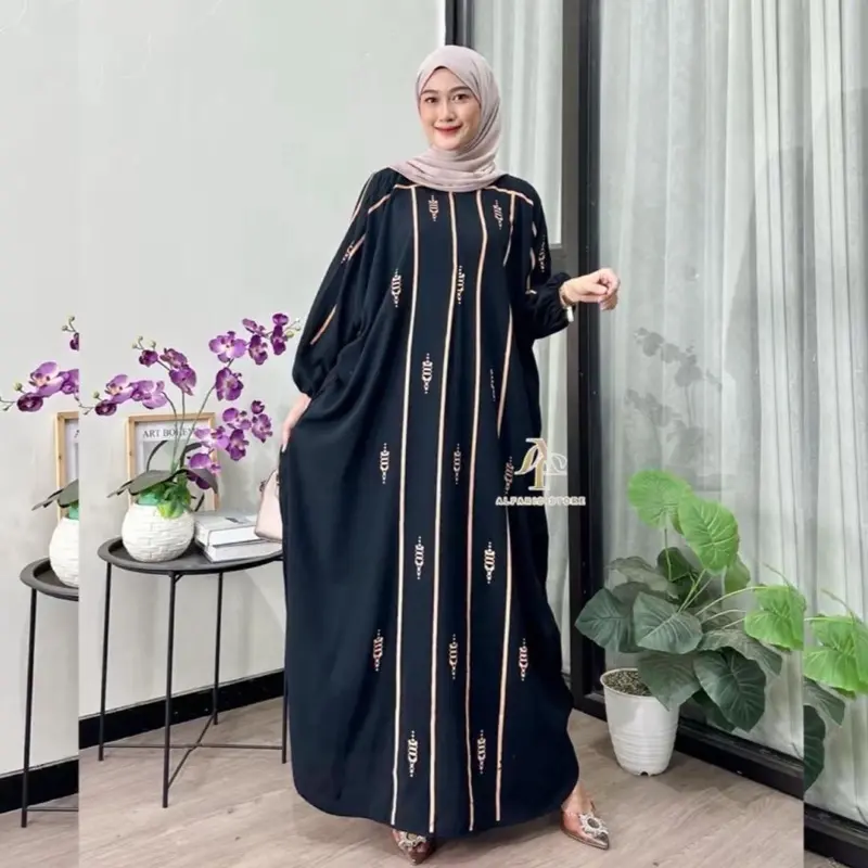 KAFTAN NAJWA \\ kaftan panjang \\ kaftan gamis \ gamis kaftan Muslim