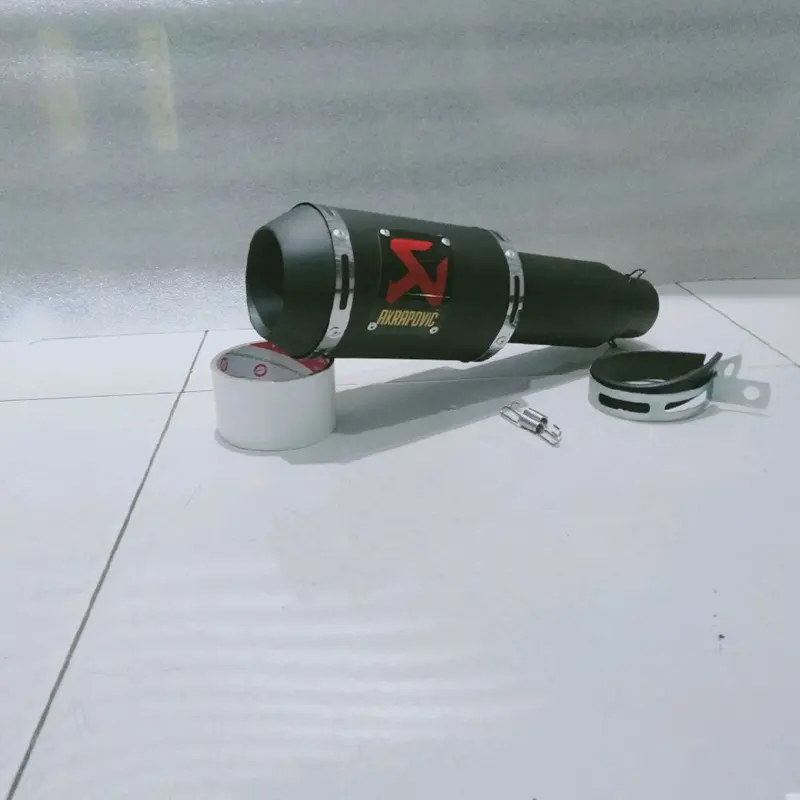 Silnser Akrapovic GP Lorenzo untuk Motor Vixion CBR CB R15 Scorpion Byson Fu Sonic Supra Jupiter Mio Beat Vario Nmax Aerox DLL - Motorcycle Knalpot 6