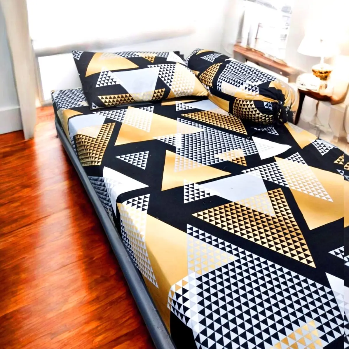 SEPRAI | sprei halus dengan karet anti geser/ SARUNG BANTAL & GULING | spre i murah - Bed kasur / sprei halus kasur 90