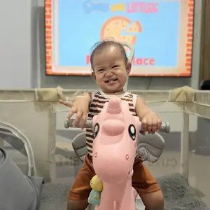 SPEEDS Mainan Kuda Rocking Horse 4in1 Kudaan Anak Mainan Toys Bayi Mutifungsi LX 0001-M1006