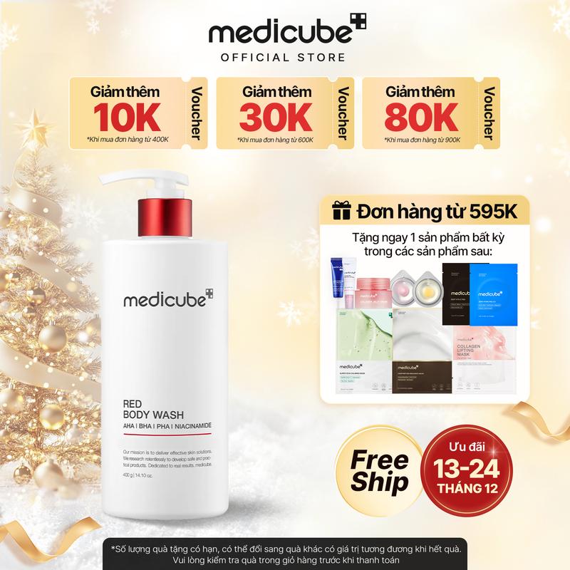  Sữa tắm cho da mụn RED ACNE BODY WASH 400ml 