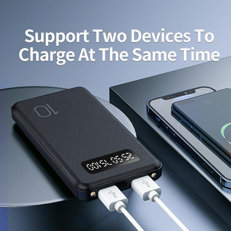 YLV PT69 Powerbank 10.000mAh LCD + Fast Charge Real Capacity power bank 6