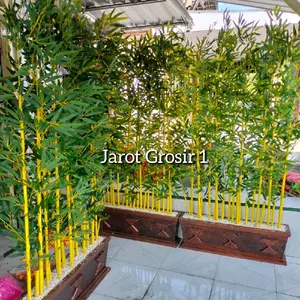 ( 1 Pcs) Batang Bambu hias plastik /bambu artificial new arrival /bambu kreasi bunga pojok ruangan