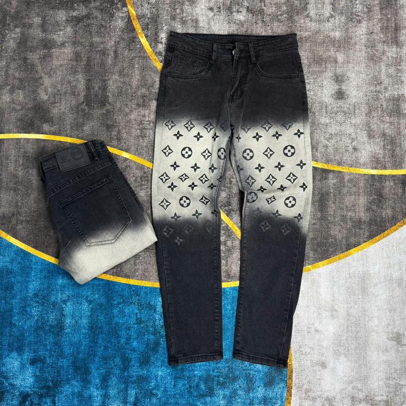 Quần jean nam đen whas trắng in họa tiết hot trend mẫu mới trẻ trung cao cấp-NGỌC DUYÊN STORE
