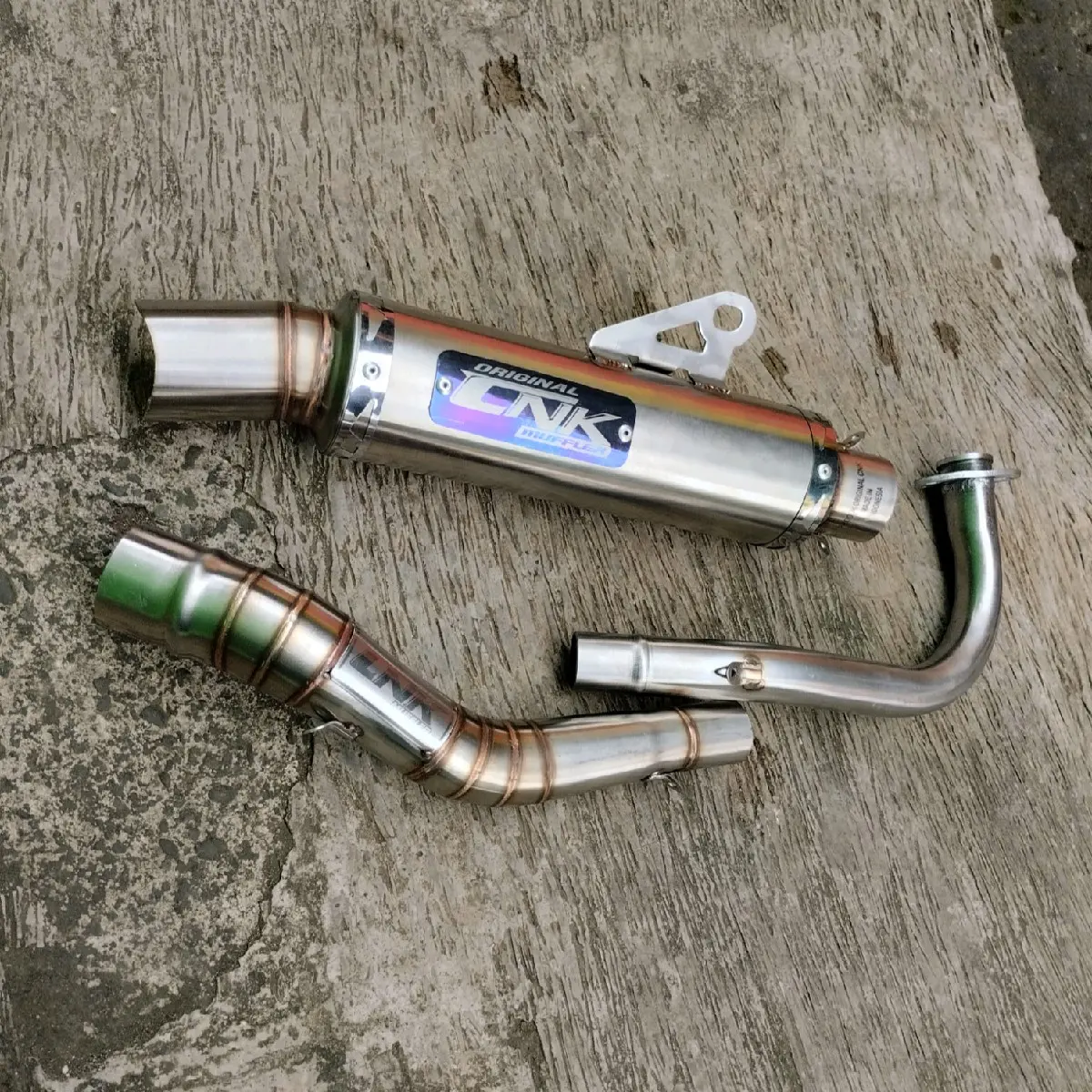 Knalpot cnk tipe standar racing non cobra inlet38/45mm ,aerox new ,aerox old Motorcycle