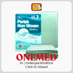 ONEMED Underpad Perlak Dr. J Size 60x90cm - 1 Dus Isi 10 Pack