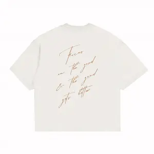 Katun Bangkok - Boxy Oversized Tshirt Gets Better White - Kaos