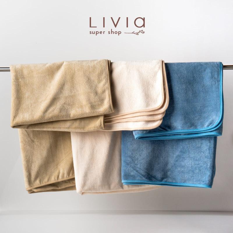 HANDUK MANDI / BATH TOWEL MICROFIBER HALUS ANTI BAKTERI 70x140 400 GSM REAL PREMIUM DEWASA BAYI JUMBO TUBUH / BADAN EXPORT QUALITY 7