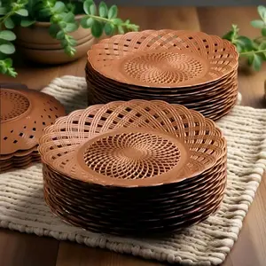 1 LUSIN / 12 PCS PIRING ROTAN Plastik Tebel Dan Kokoh