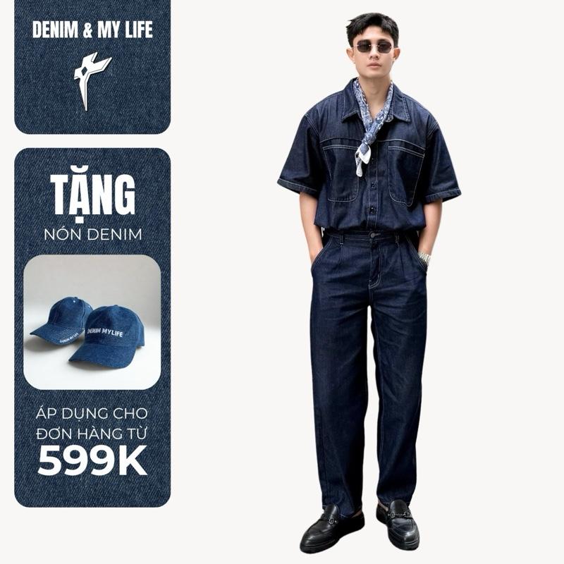 Bộ Jeans Denim SUPER LIGHT AND COOL Siêu Nhẹ Và Mát, Chất Denim Cotton Cao Cấp,Trẻ Trung Năng Động, Cá Tính DENIM MY LIFE (SDN01)
