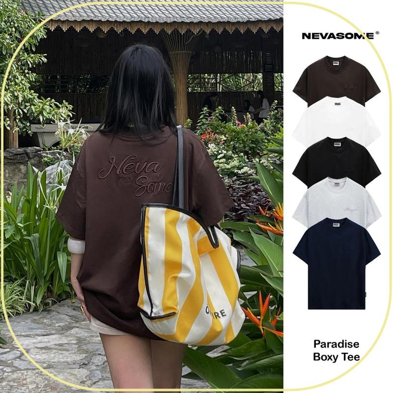 Áo Thun Boxy "Single Alter" Nevasome Cotton 250gsm Local Brand Tay Lỡ Form Boxy…