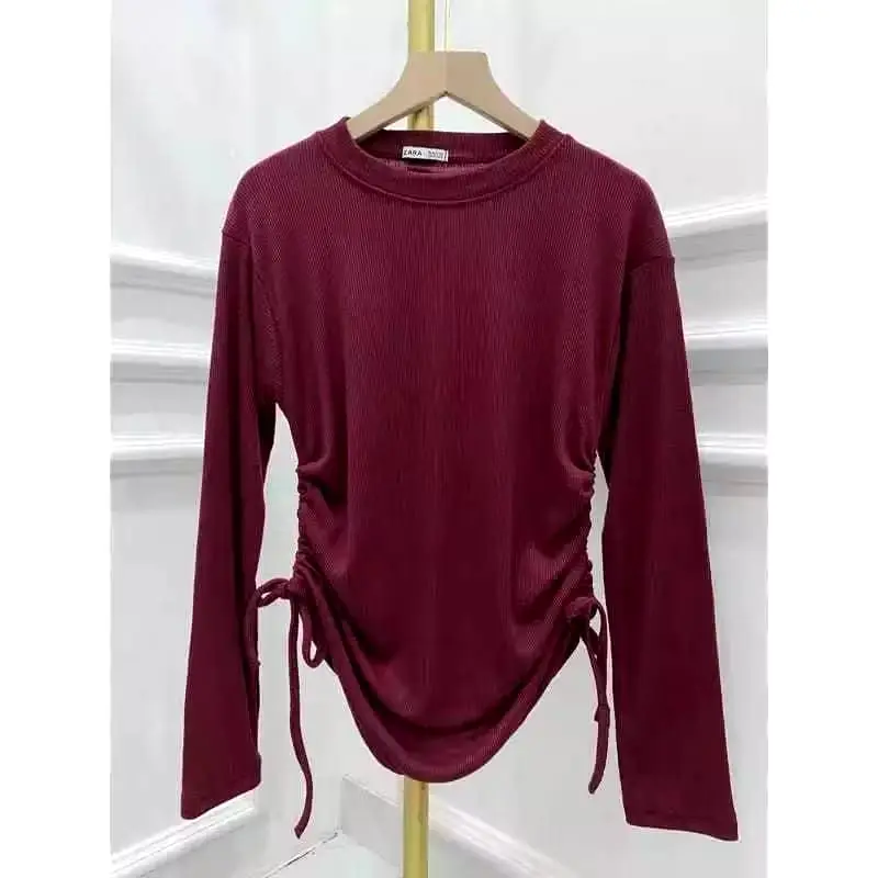 VALEN BLOUSE RIB SERUT - ATASAN KNIT SERUT WANITA MODEL TERBARU 8