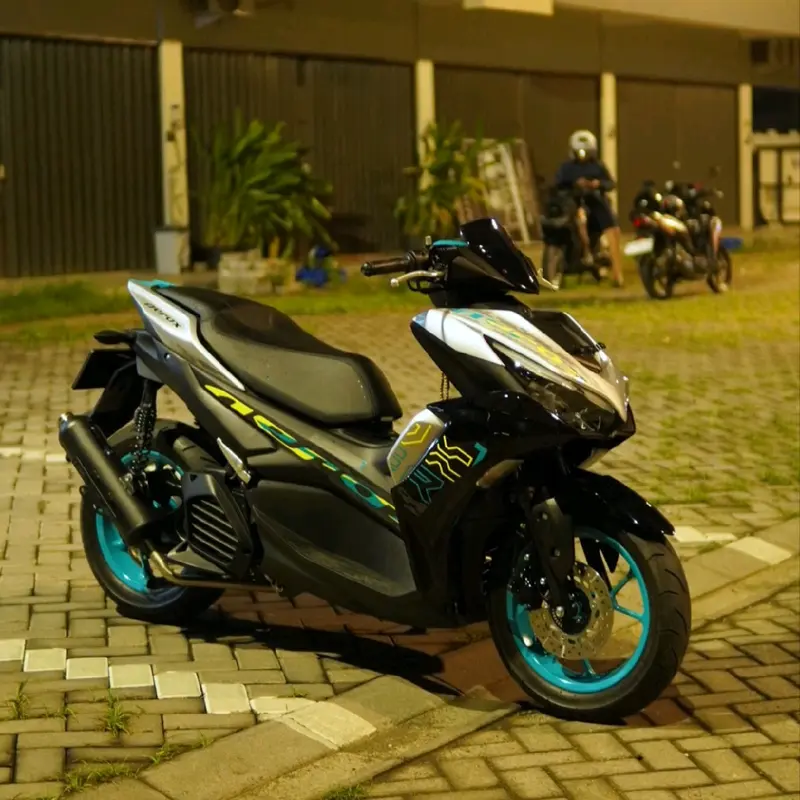 Knalpot ORIGINAL GRX PROJECT STANDAR RACING PAKET LENGKAP PNP Semua Motor Matic Beat Mio Vario Aerox Pcx DLL Motorcycle Moncong 8