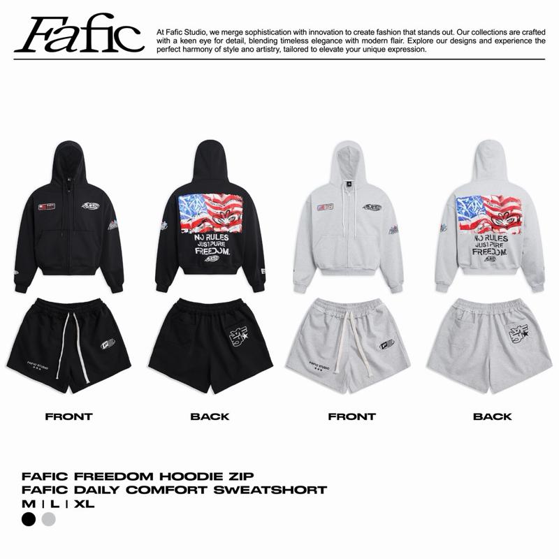  Áo khoác zip dây kéo nỉ Cua FREEDOM không xù chống nắng HOODIE ZIP BIG BOXY FAFIC studio 400gsm NAM NỮ UNISEX 