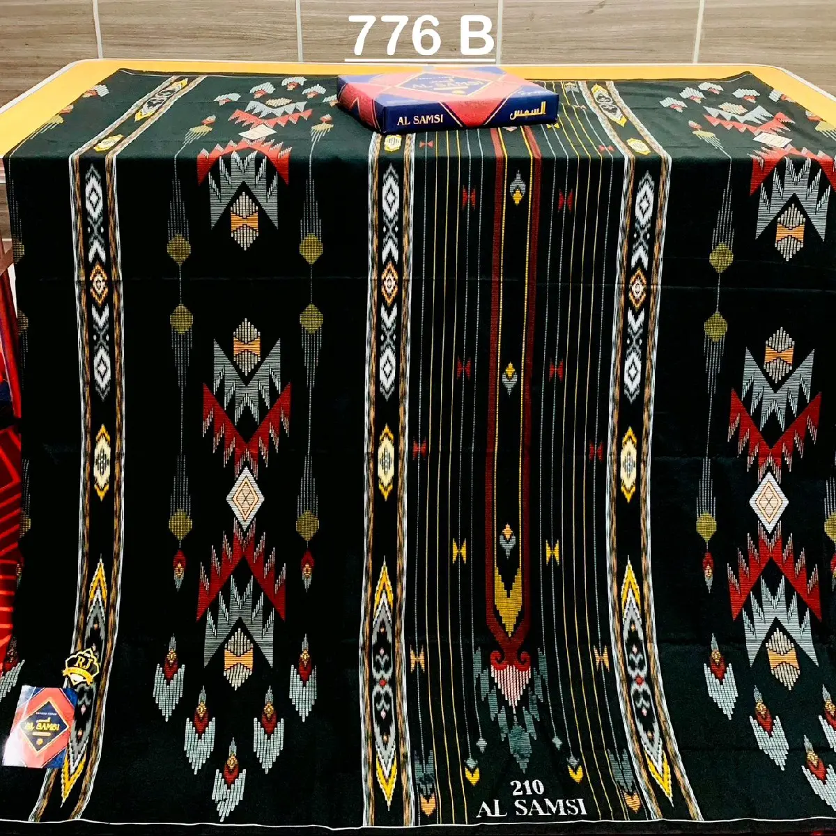 Sarung Al samsi motif bhs sge sgl sin signature black series cowok sarung katun