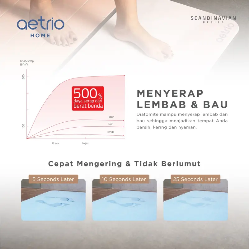 KESET DIATOMITE | BATH MAT PINK MARBLE 3