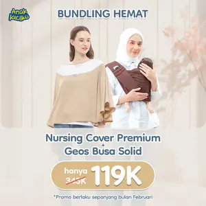 (BELI 2 LEBIH HEMAT) Anakkecilku Paket Bundling Penutup Menyusui dan Geos Busa Solid