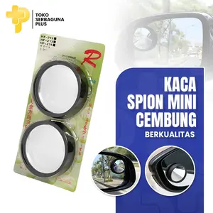 1 Set Kaca Spion Cembung Blind spot Kaca Cermin Spion Tambahan Mobil Motor BlindSpot 360 Wide Angle