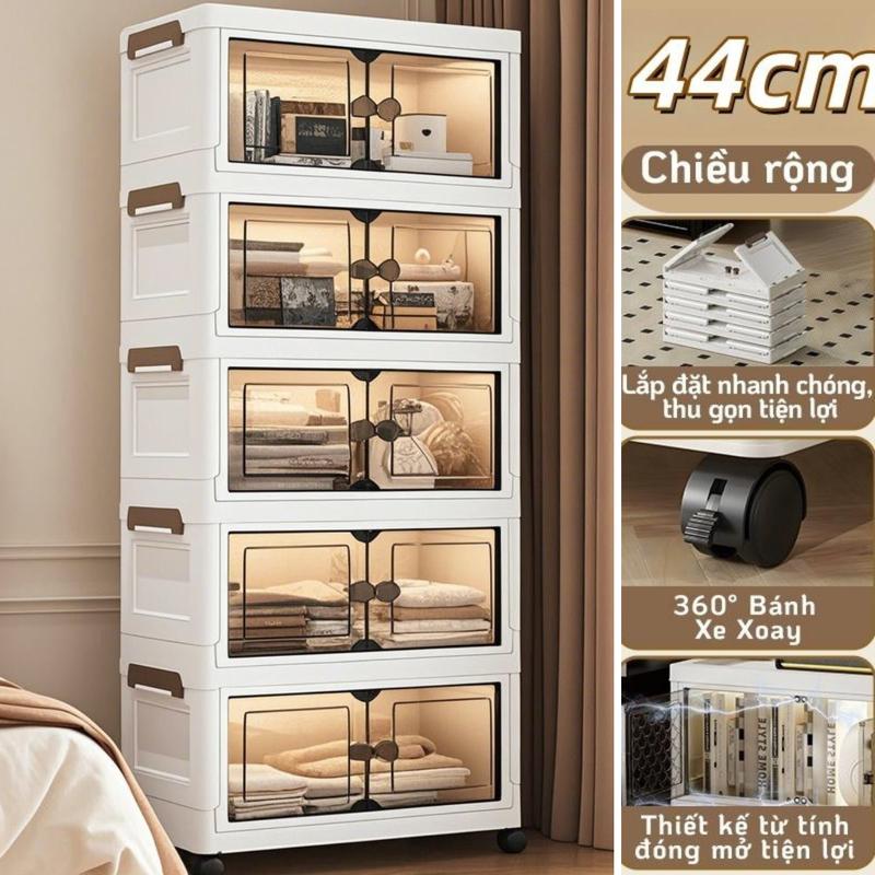 【 44CM RỘNG Tủ quần áo gập lớn,Tủ đồ trẻ em - Tủ đựng đồ ăn vặt Tủ giày,Đồ lưu trữ nhà bếp,Tủ đựng đồ ăn vặt: Tủ đựng chén bát tủ thủ công gấp nhanh tủ cây cảnh mini tủ chăm sóc xe hơi.tủ vệ sinh chống nước . tủ giày dép trong suốt 7458