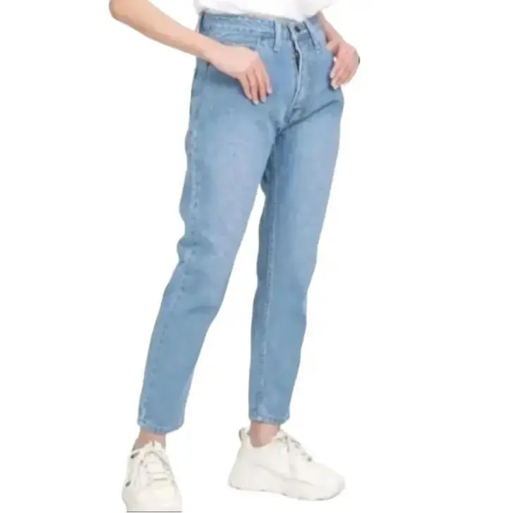 Celana Jeans Boyfriend Wanita Basic Premium Panjang Tebal - Model Import HQ Denim Cewek 0
