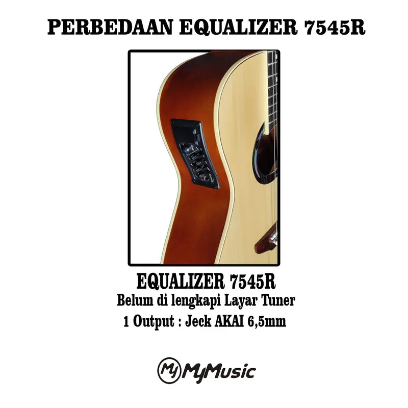 MyMusic Gitar Akustik Elektrik Seri MY-TB 52 Gitar Pemula Tanam Besi 3